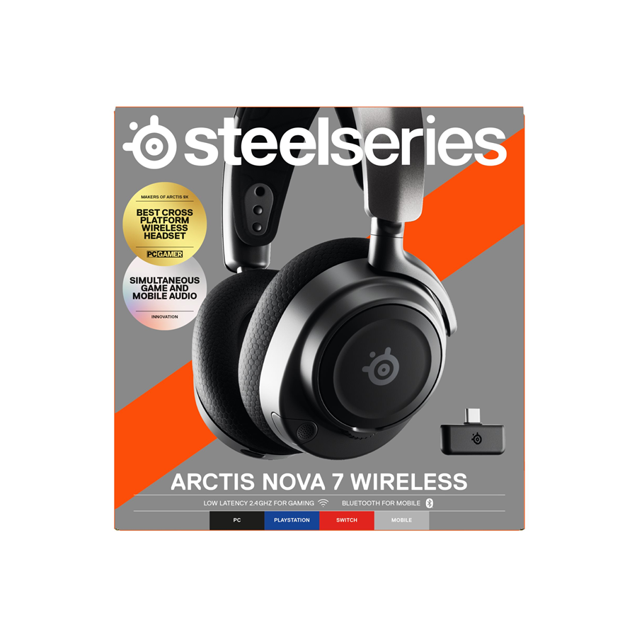 SteelSeries Arctis Nova 7 Trådløst Gamer Headset Sort