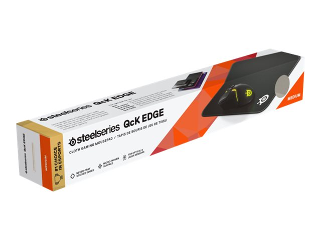 SteelSeries Qck Edge Medium Musemåtte Sort