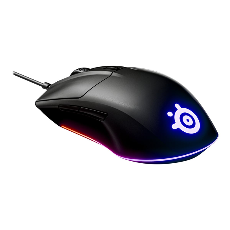 SteelSeries Rival 3 Kablet Gaming mus Sort