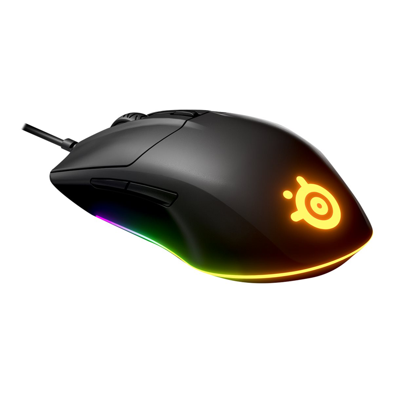 SteelSeries Rival 3 Kablet Gaming mus Sort