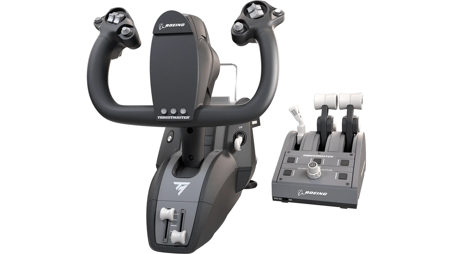 Thrustmaster Civil Aviation TCA Yoke Pack Boeing Edition Speeder Joystick Microsoft PC XBox