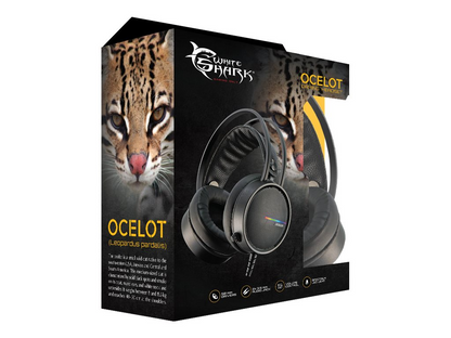 White Shark GH-2042 Ocelot Kabel Gamer Headset Sort